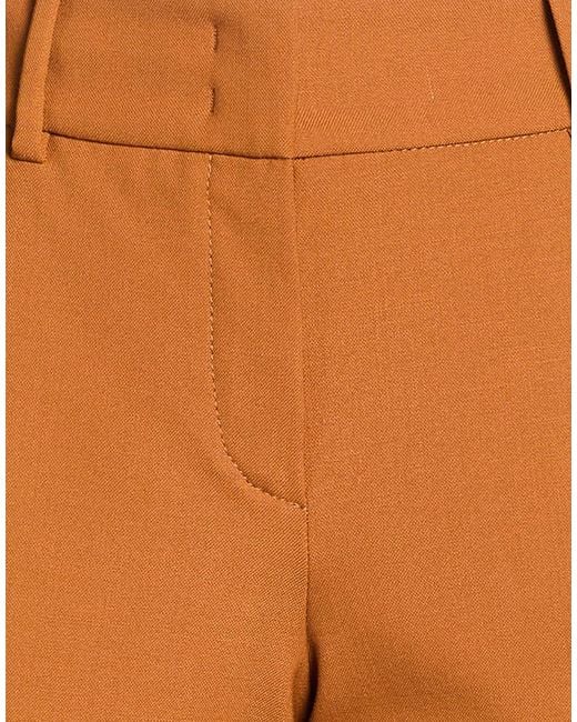 Windsor. Orange Pants Virgin Wool, Eco Polyester