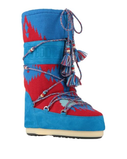 ALANUI X MOON BOOT Blue Boot