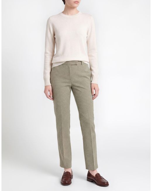 Slowear Gray Pants Cotton, Elastane, Polyamide
