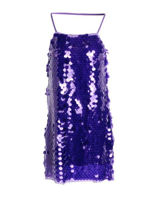 TOPSHOP Purple Mini Dress