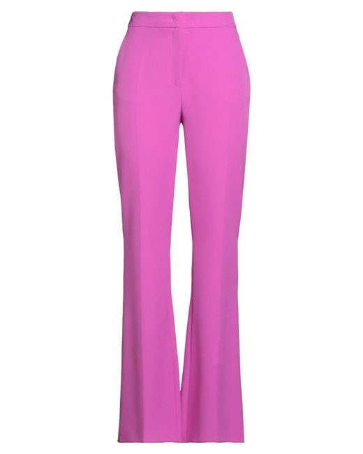 Camilla Pink Pants Polyester, Elastane