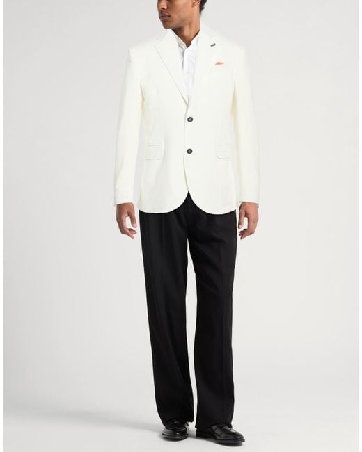 Bob White Blazer Polyester for men