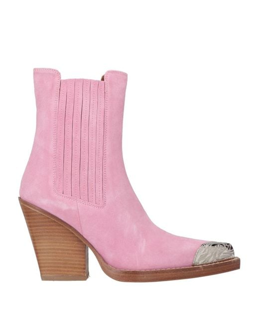 Paris Texas Pink Ankle Boots