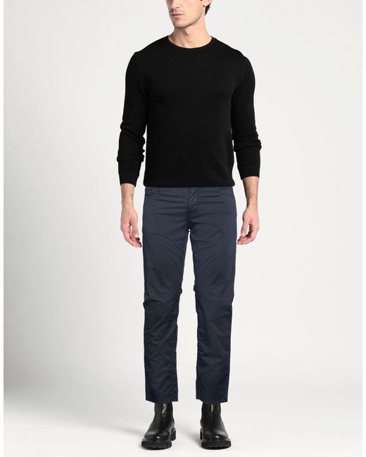Teleria Zed Blue Pants Cotton, Elastane for men