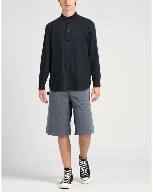 Dondup Blue Shirt Cotton, Polyester, Viscose for men