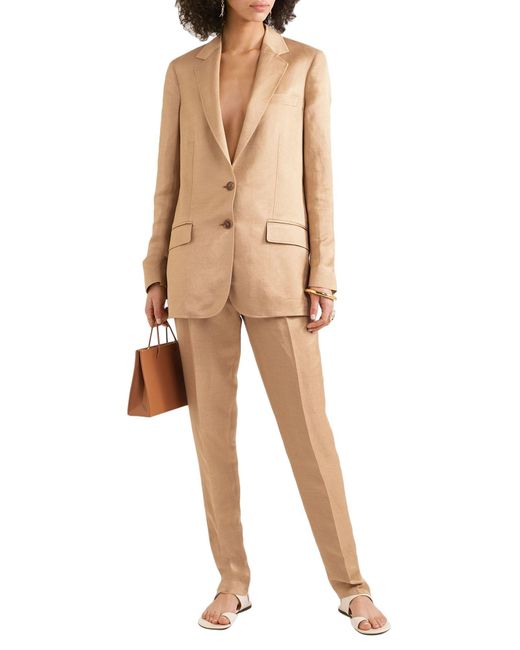 camel suit jacket