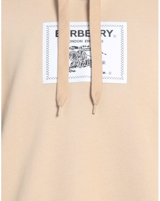 Burberry Natural Prorsum Logo Cotton Jersey Hoodie for men