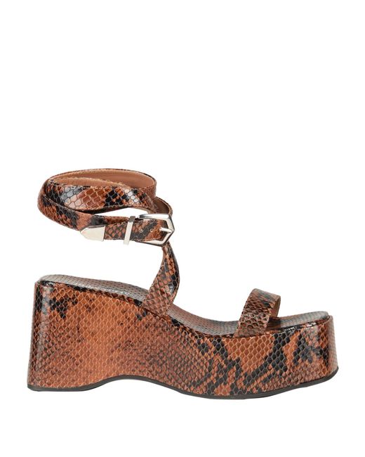 Paris Texas Brown Sandals