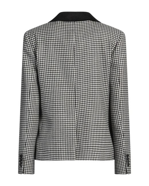 Lardini Black Blazer Wool
