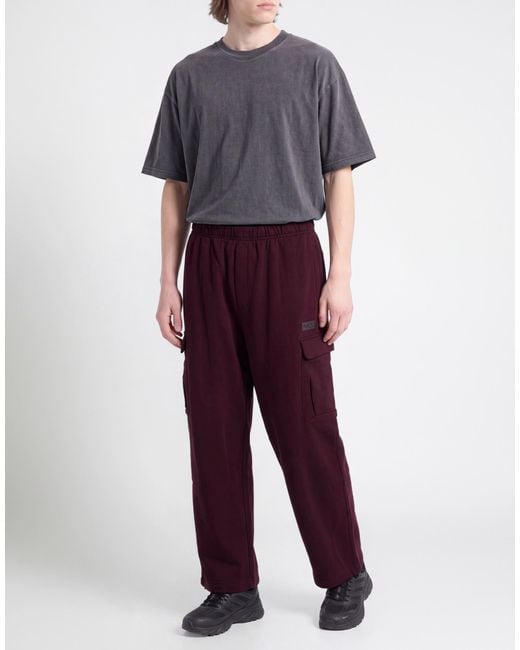 Versace Jeans Couture Red Pants Cotton for men