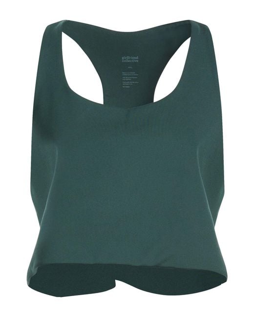 GIRLFRIEND COLLECTIVE Green Top Recycled Polyester, Elastane