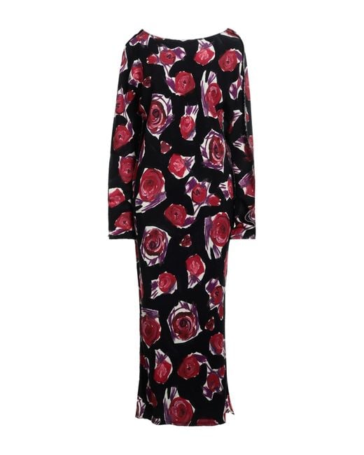 Marni Red Midi Dress