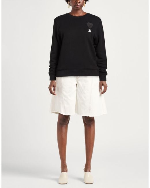 John Richmond Black Sweatshirt Cotton