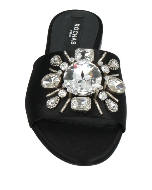 Rochas Black Sandale