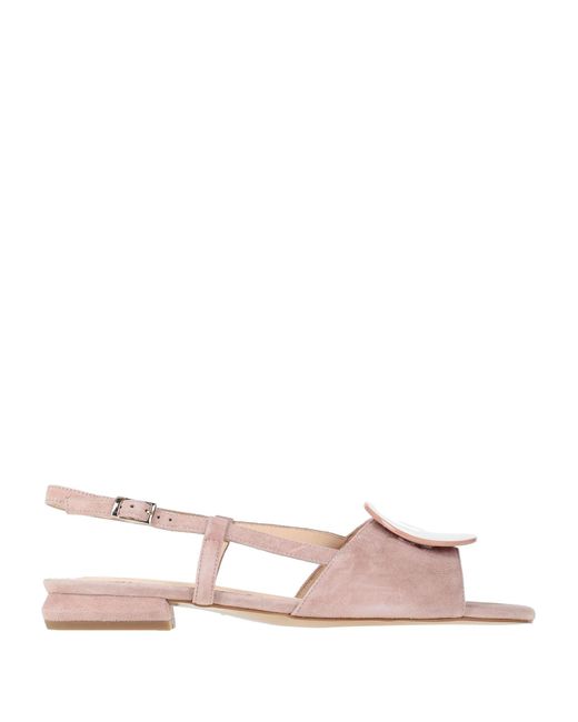Tosca Blu Pink Light Sandals Soft Leather