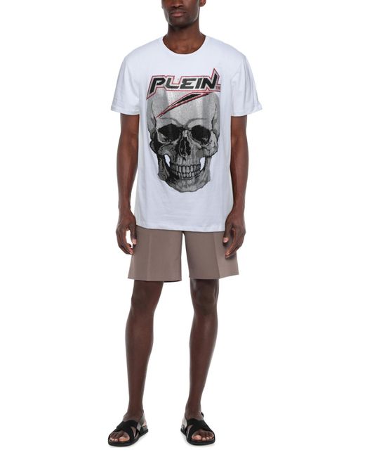 Philipp Plein Gray T-shirt for men