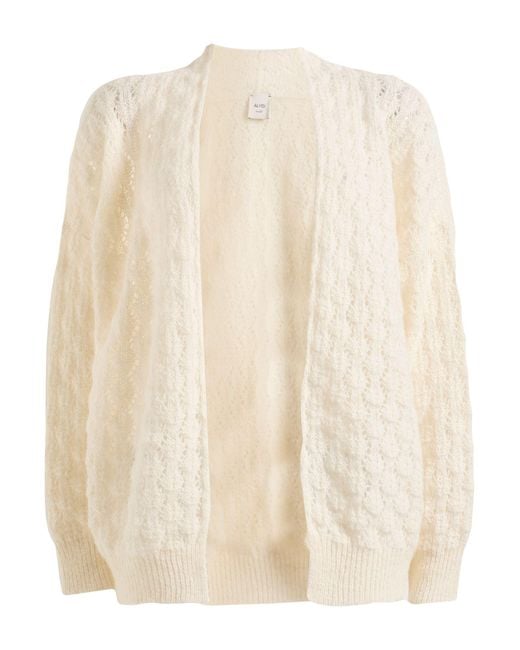 Alysi Natural Cardigan Alpaca Wool, Polyamide