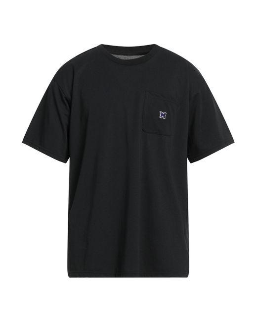 Needles Black T-shirt for men