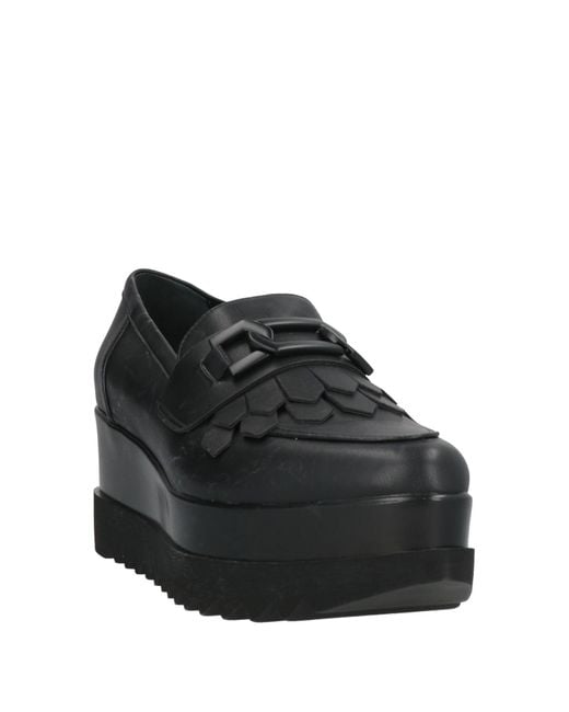 Lorenzo Mari Black Loafers Leather