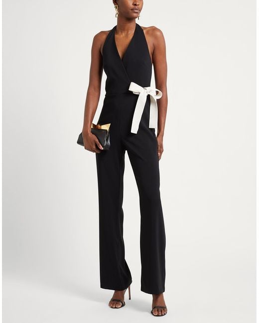 Pinko Black Belted Halterneck Jumpsuit