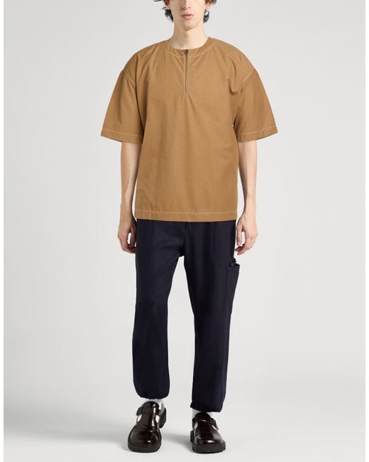 Sunnei Natural Camel Shirt Cotton, Nylon for men
