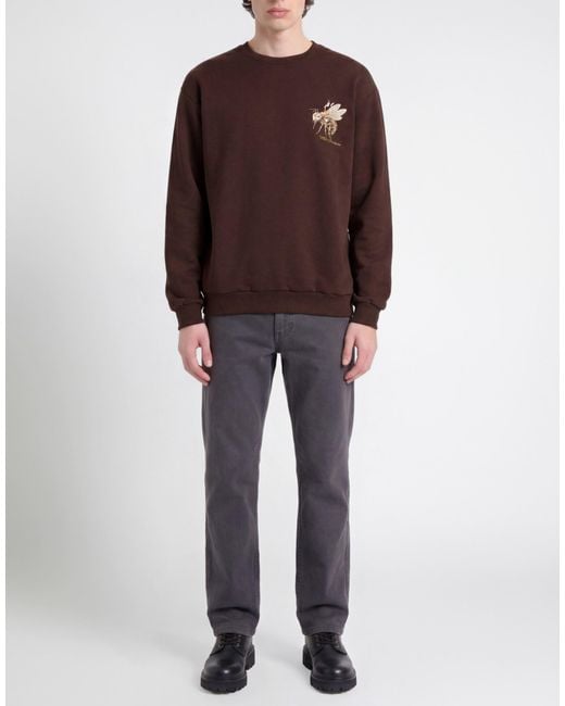 Takeshy Kurosawa Brown Sweatshirt Cotton for men