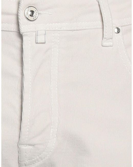 Jacob Cohen Gray Pants Cotton, Elastane for men