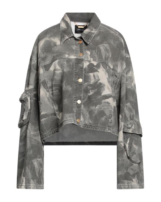 Manteau en jean Blumarine en coloris Gray