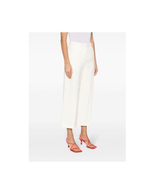 Pantalon Erika Cavallini Semi Couture en coloris White