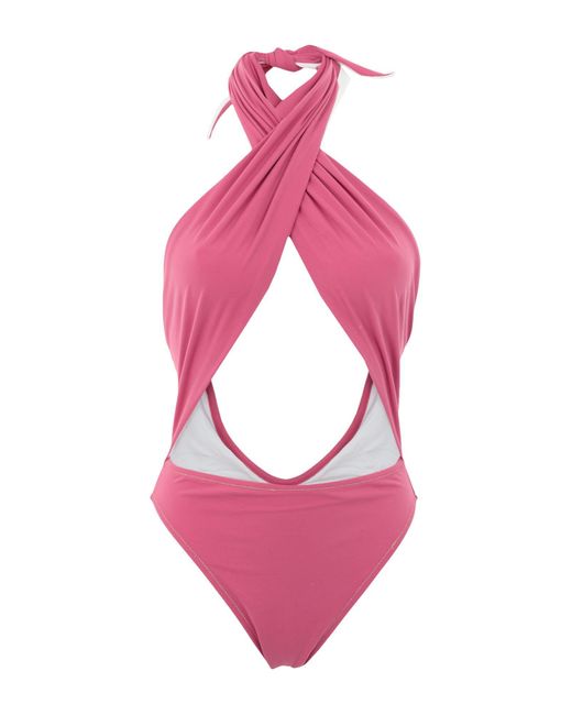 Reina Olga One-piece Swimsuit in Fuchsia (Pink) - Lyst