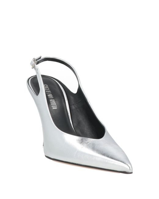 Guglielmo Rotta White Pumps Leather
