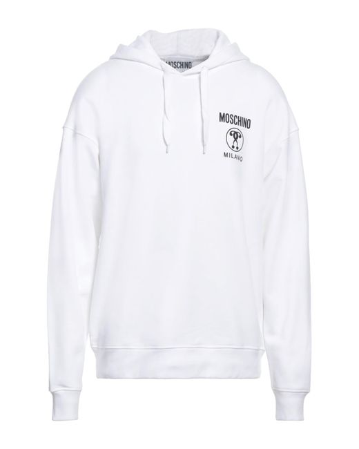 Moschino White Sweatshirt for men