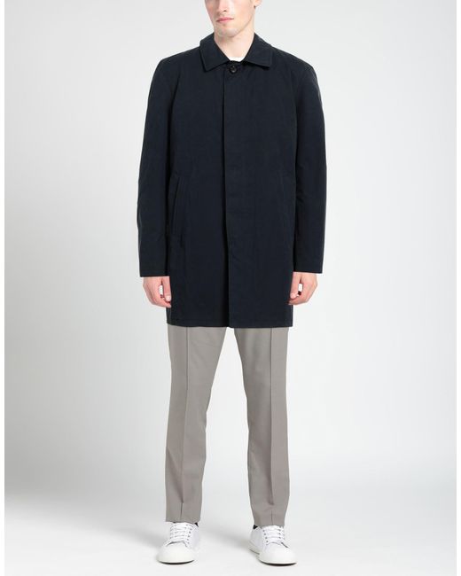 Bugatti Blue Overcoat & Trench Coat for men