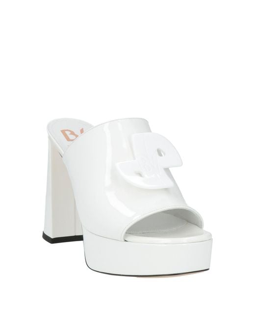 Patou White Sandals Leather