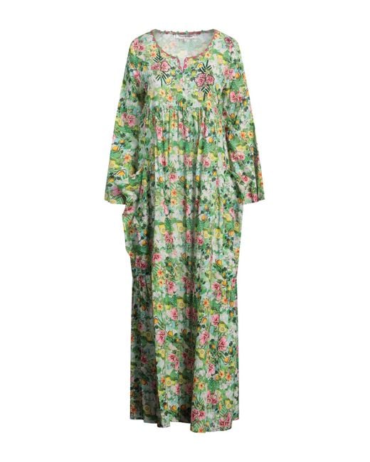 CONNOR & BLAKE Green Maxi Dress Cotton