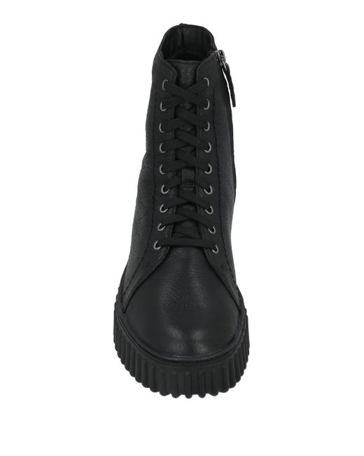 Clarks Black Signature Ankle Boots Leather