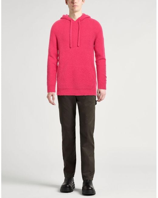 Pullover di Roberto Collina in Pink da Uomo