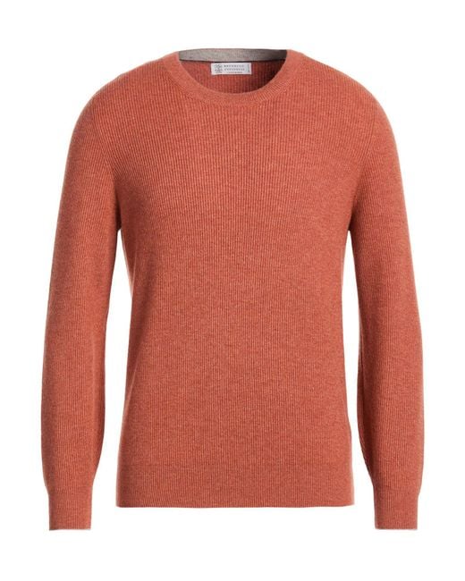 Brunello Cucinelli Pink Sweater Cashmere for men