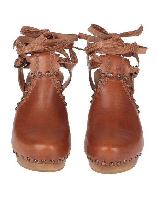 Isabel Marant Brown Mules & Clogs