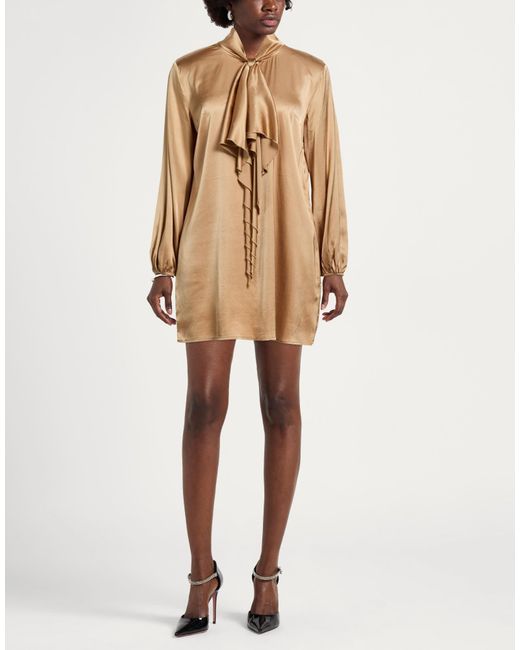 Manila Grace Natural Mini Dresses
