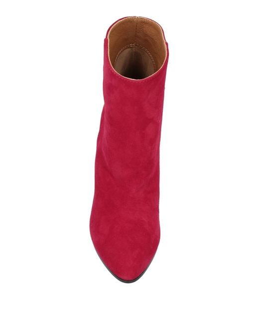 Via Roma 15 Red Ankle Boots