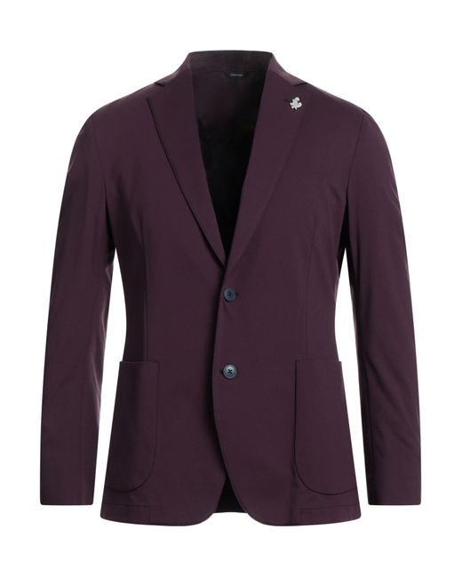Tombolini Purple Blazer for men