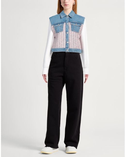 Maje Blue Denim Outerwear