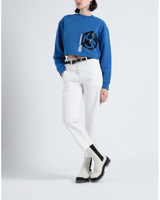 Karl Lagerfeld Blue Sweatshirt