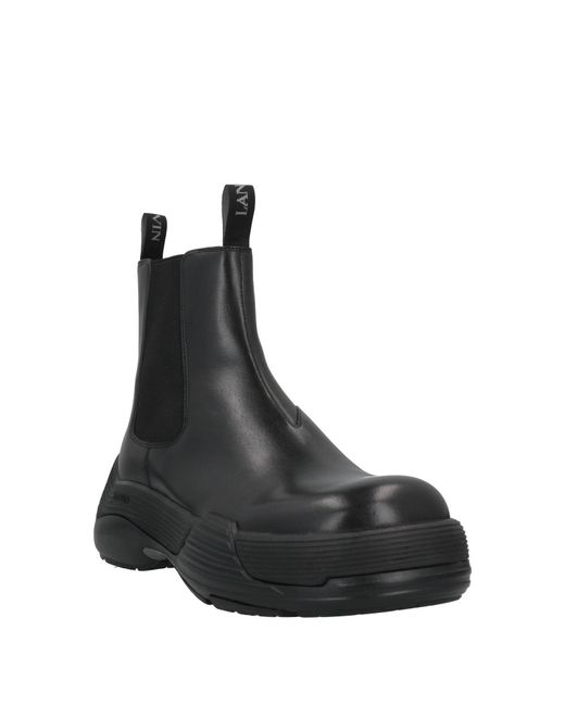 Lanvin Black Ankle Boots for men