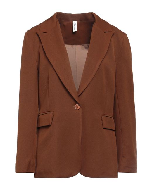 Souvenir Clubbing Suit Jacket in Brown Lyst