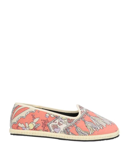 Emilio Pucci Pink Loafers