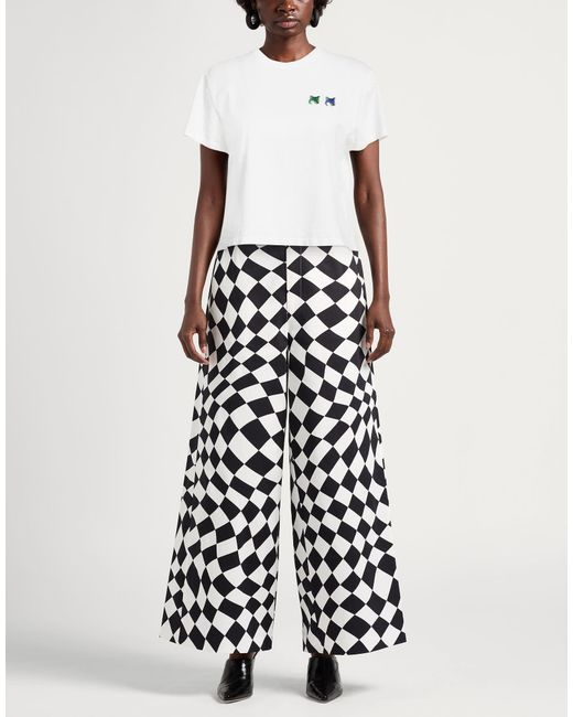Maison Kitsuné White T-Shirt Cotton
