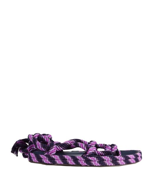 Isabel Marant Purple Thong Sandal