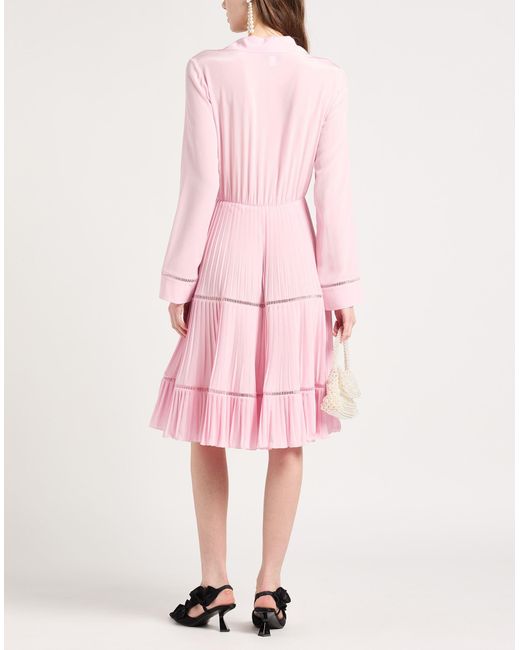 Giambattista Valli Pink Midi-Kleid